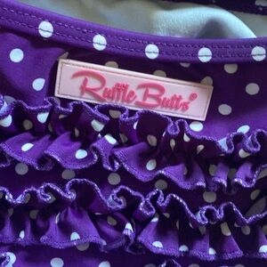 Toddler Girls Ruffle Butt Rashguard + Bottoms